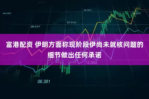富港配资 伊朗方面称现阶段伊尚未就核问题的细节做出任何承诺